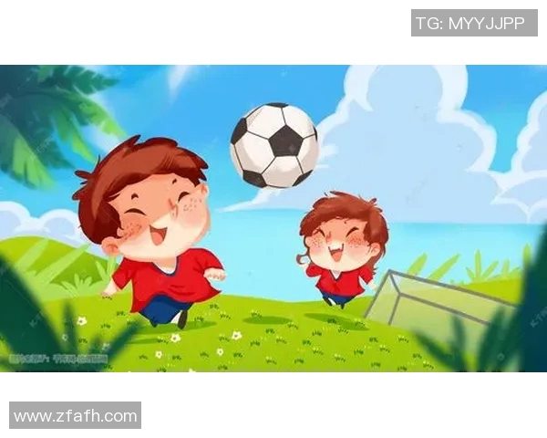 绿茵场上追逐梦想的足球少年背影插画